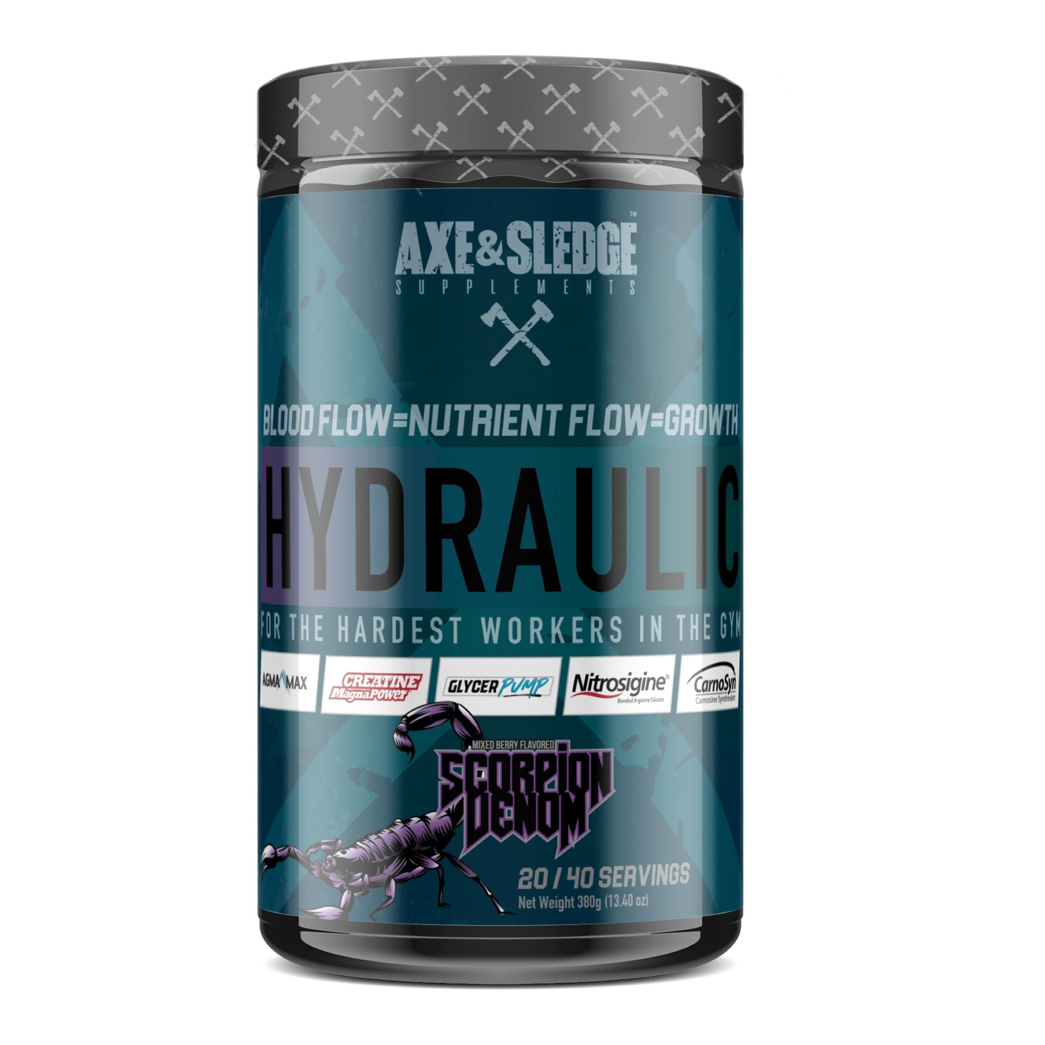 AXE & SLEDGEHYDRAULICMuscle Pump FormulaRED SUPPS