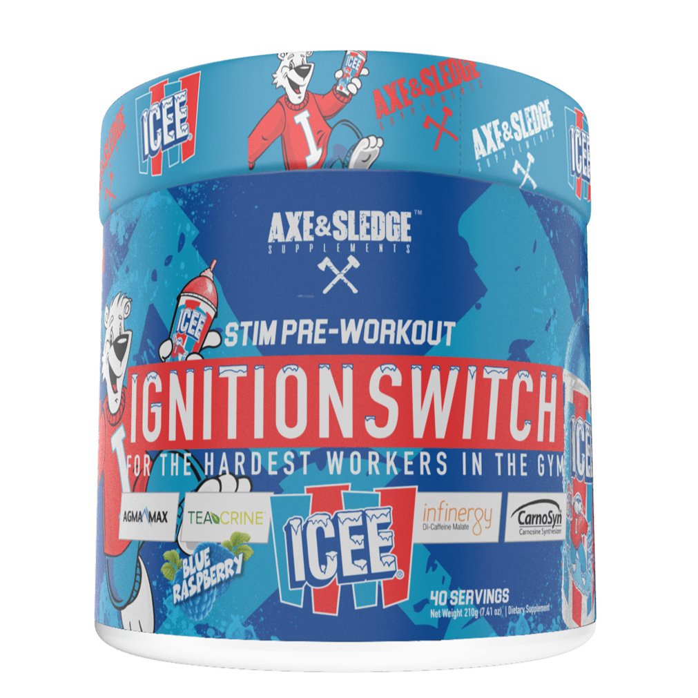 AXE & SLEDGEIGNITION SWITCHPre-WorkoutRED SUPPS