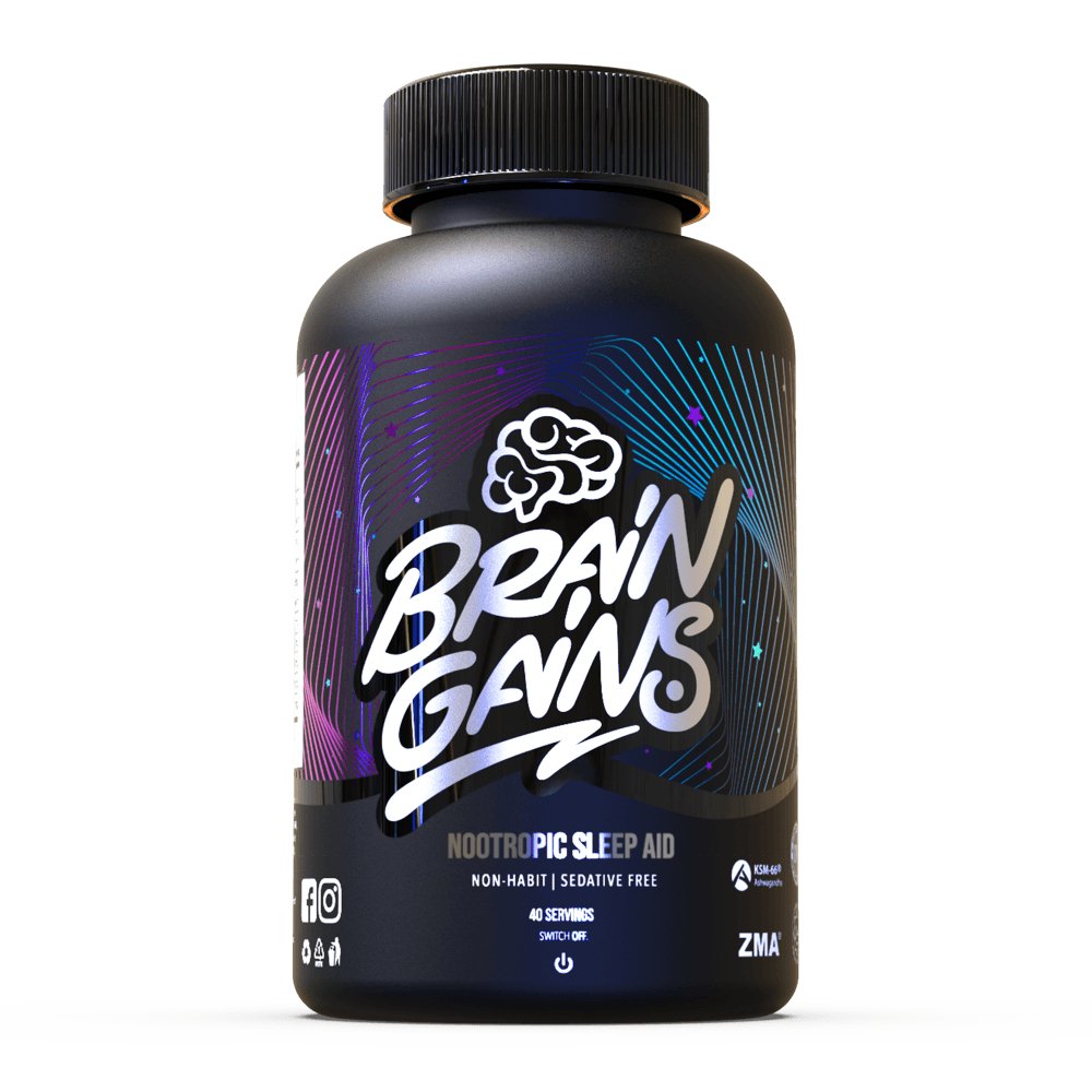 Brain GainsSWITCH OFF BLACK EDITIONNootropic Sleep AidRED SUPPS