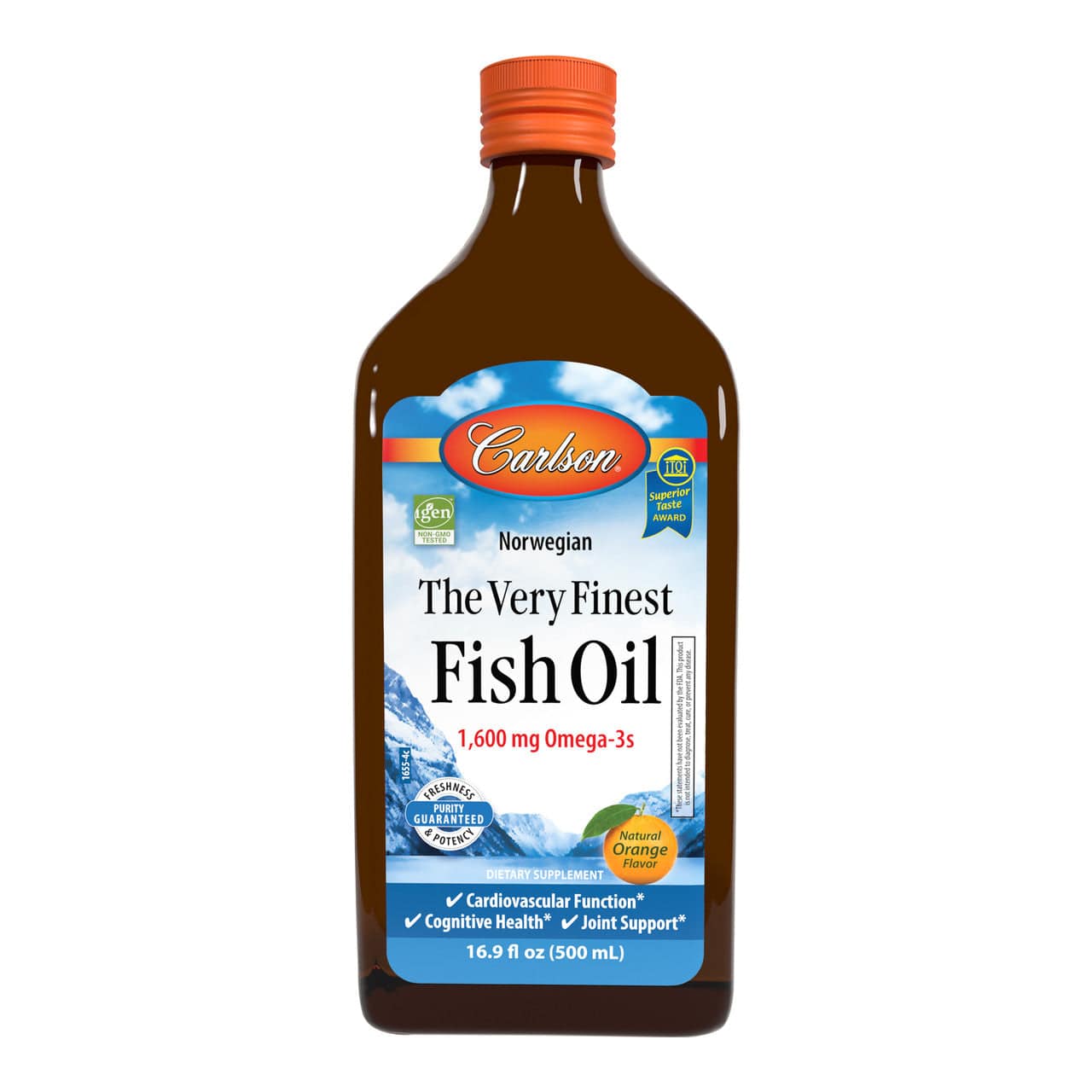 Carlson Labs The Very Finest Fish Oil 500 ml / Natural Orange Fish Oil