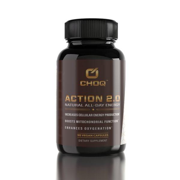 CHOQ ACTION 2.0 - Natural All Day Energy 90 Vcaps Nitric Oxide Booster