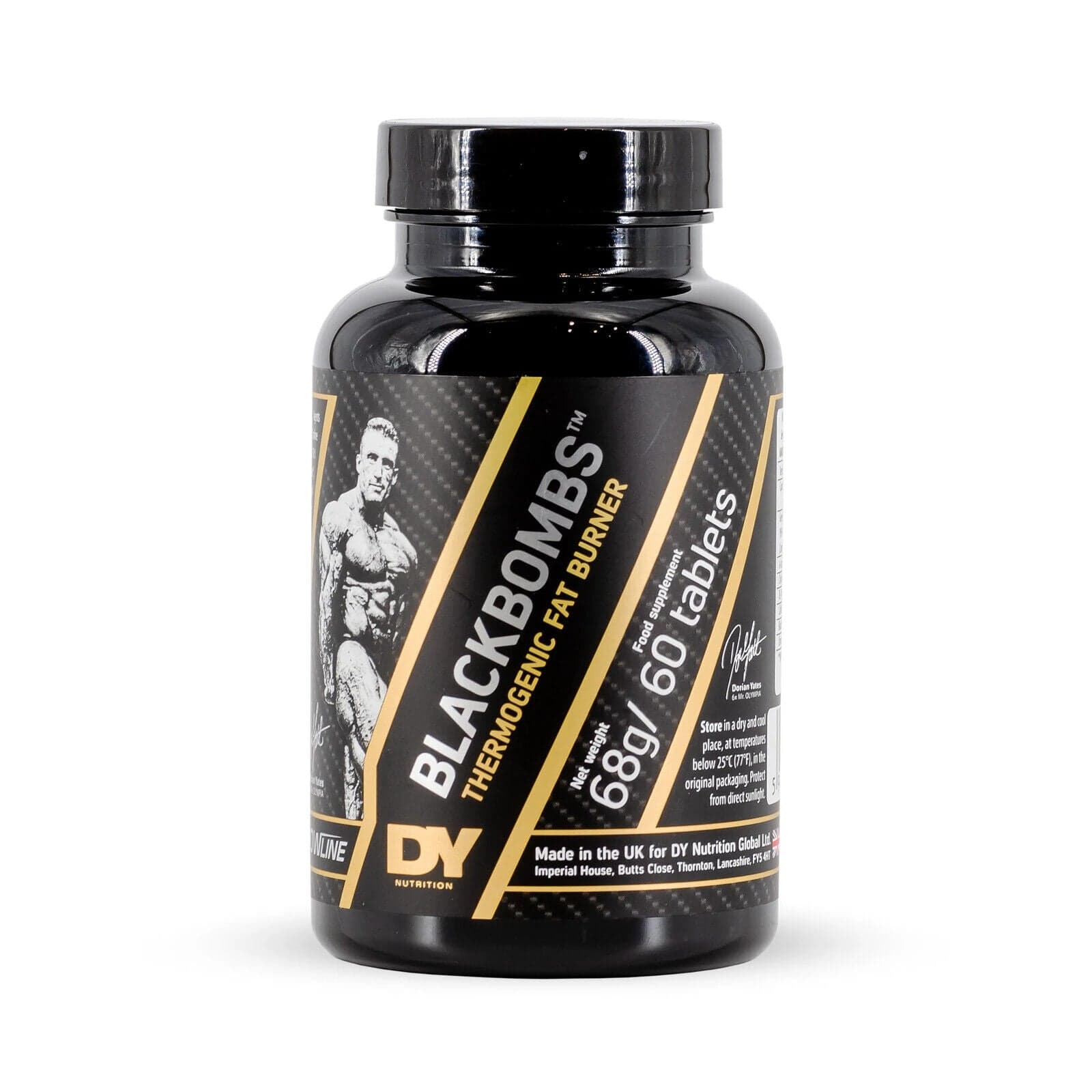 DY Nutrition Black Bombs 60 Tablets Fat Burner