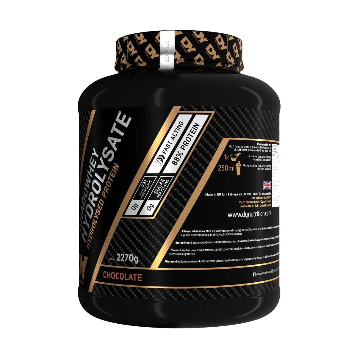 DY Nutrition Shadowhey Hydrolysate Hydrolysed Protein