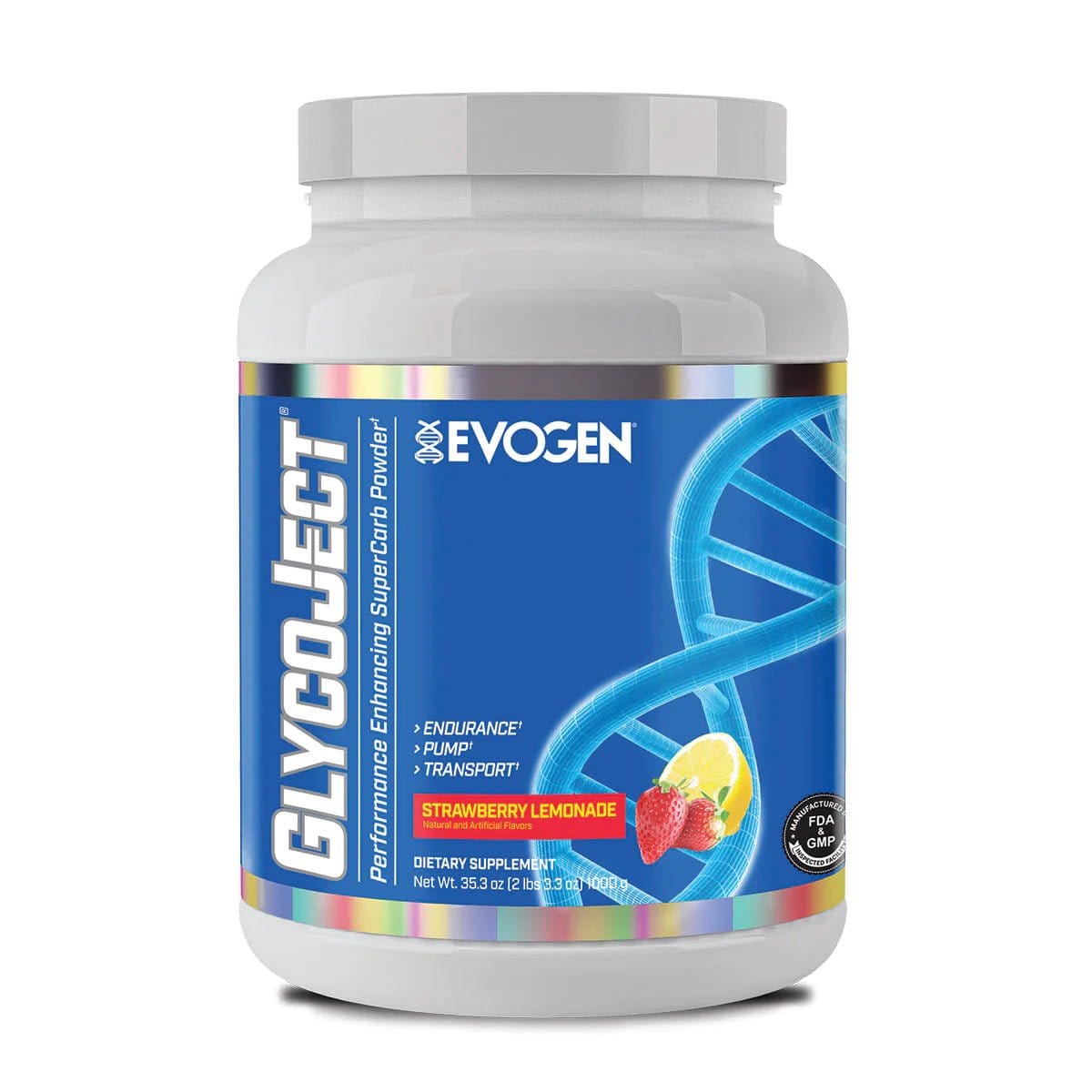 Evogen GlycoJect 1000 grams / Strawberry Lemonade SuperCarb Matrix