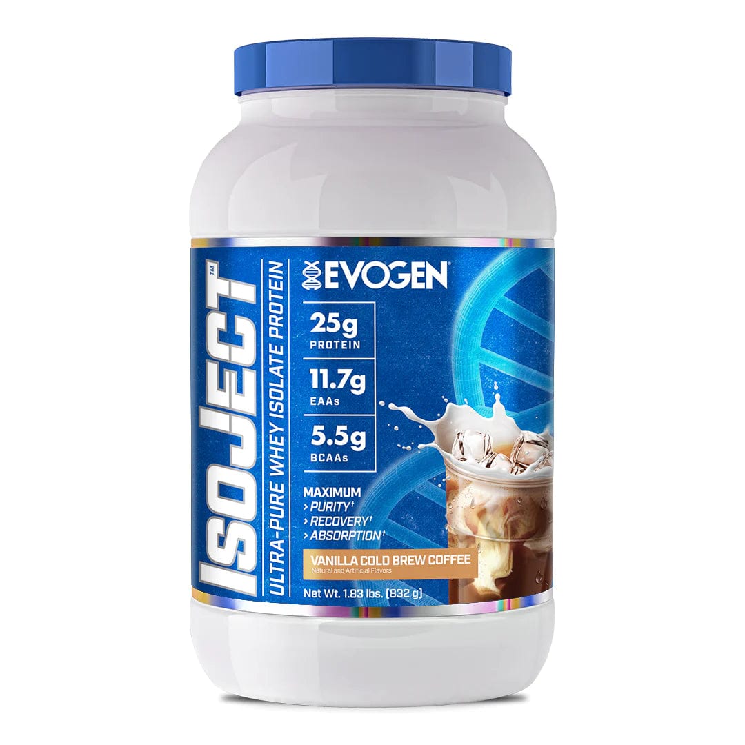 Evogen IsoJect Vanilla Cold Brew Coffee Whey Protein Isolate