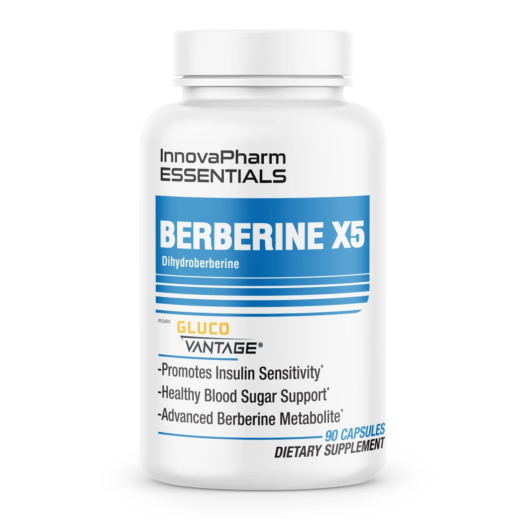 InnovaPharm Berberine X5 90 Capsules GDA