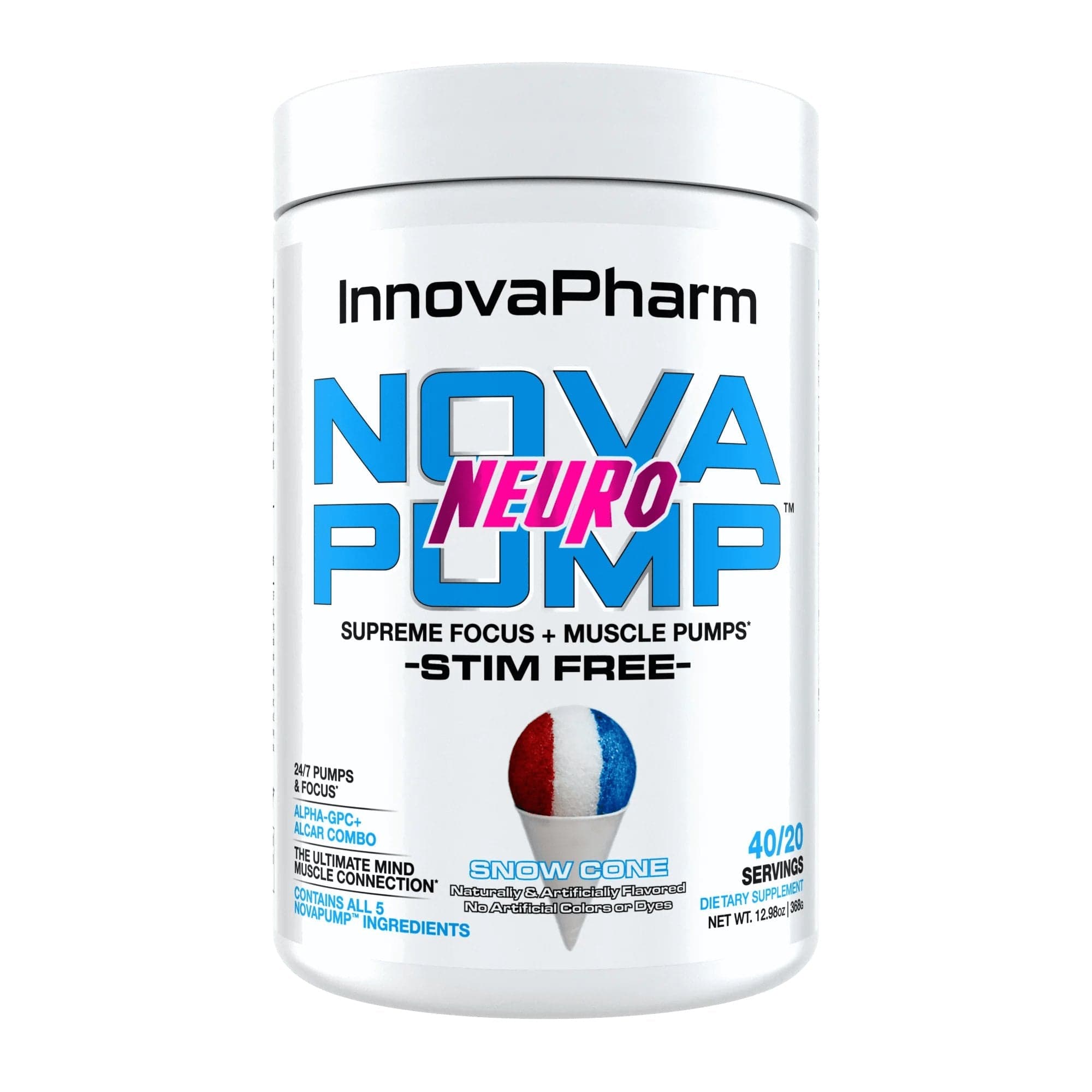 InnovaPharm NovaPump Neuro Nootropic Pre-Workout