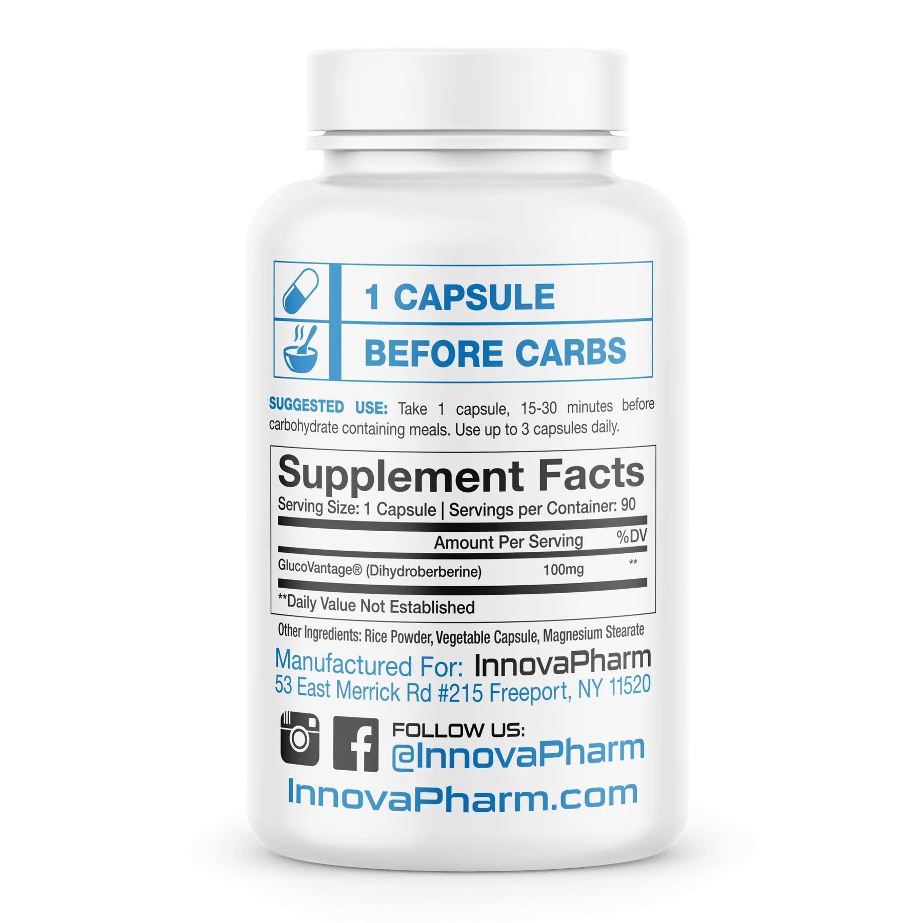 InnovaPharmBerberine X5GDARED SUPPS