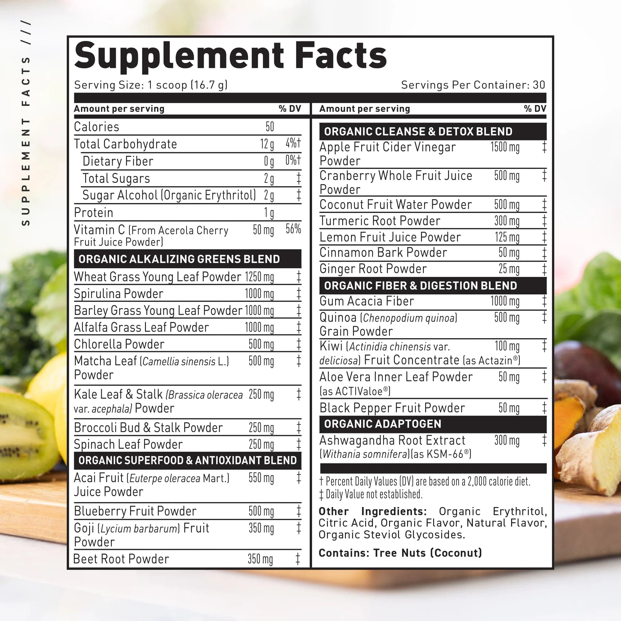 Kaged MuscleOutlive 100 - Premium Organic Superfoods + Greens BlendOrganic Superfoods + Greens BlendRED SUPPS