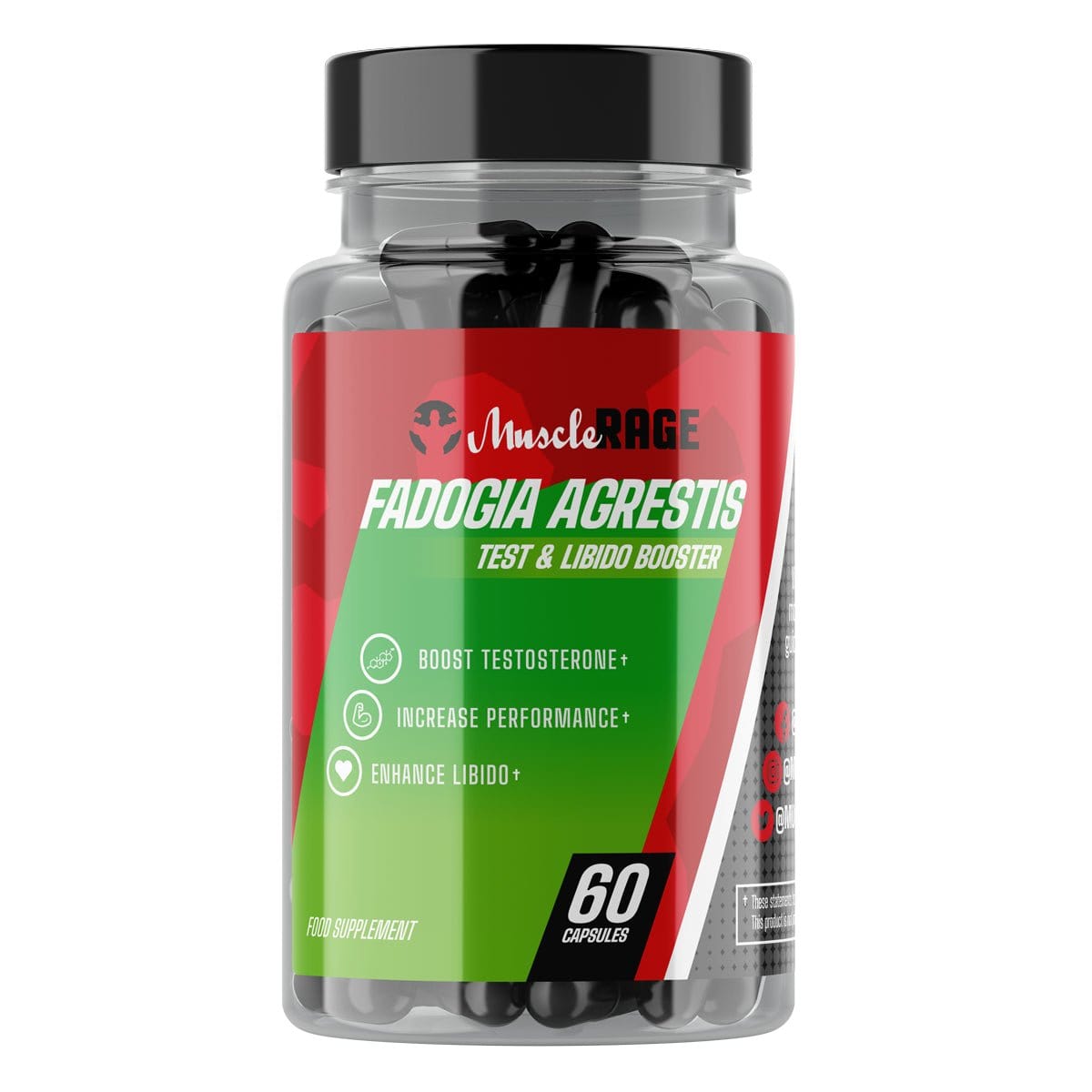 Muscle Rage Fadogia Agrestis 60 Capsules Fadogia Agrestis