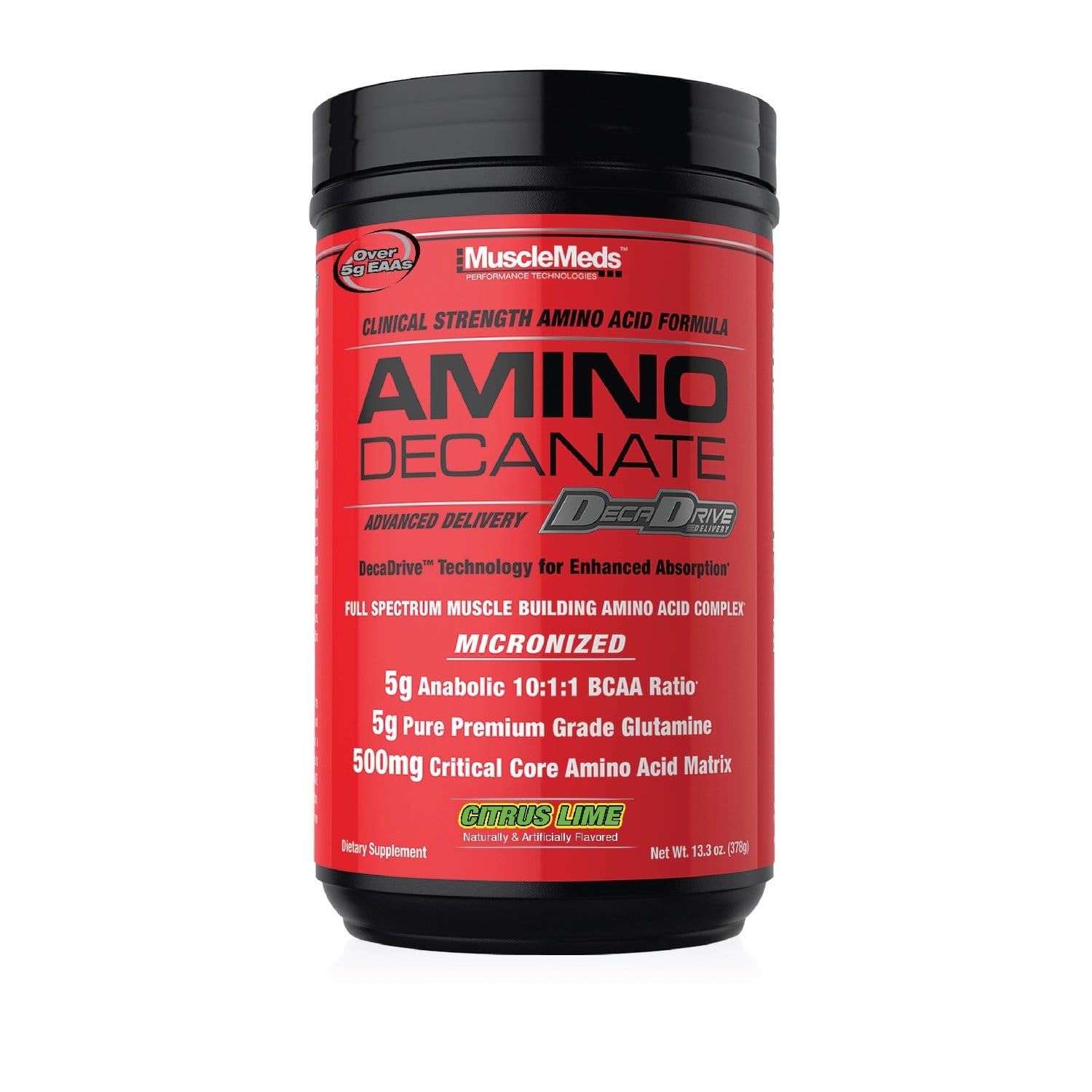 MuscleMeds Amino Decanate 30 servings / Citrus Lime Amino Acids