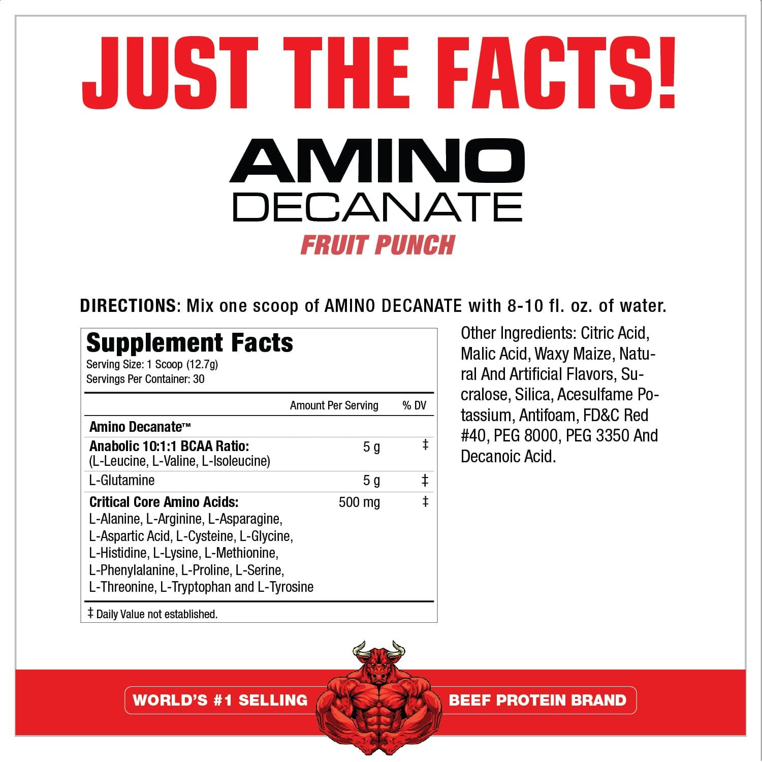 MuscleMeds Amino Decanate Amino Acids