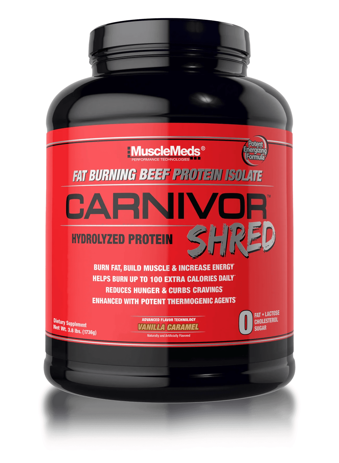 MuscleMedsCarnivor Shred 4 lbsBeef Protein IsolateRED SUPPS