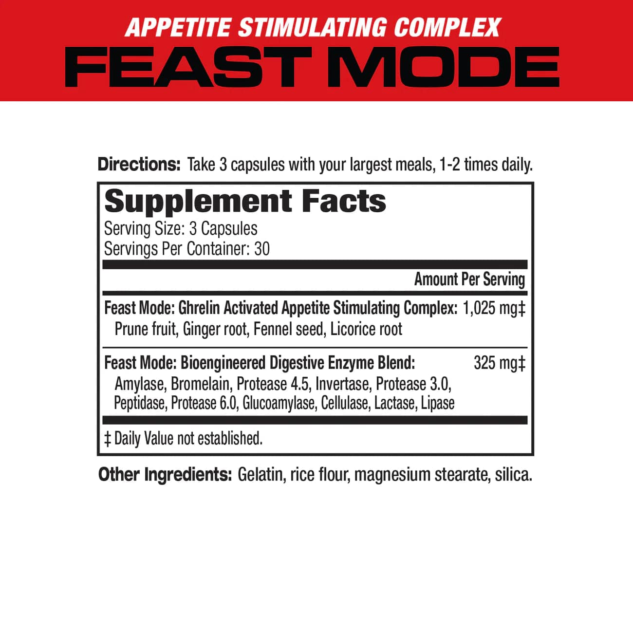 MuscleMedsFeast Mode - Appetite Stimulating ComplexAppetite Stimulating ComplexRED SUPPS