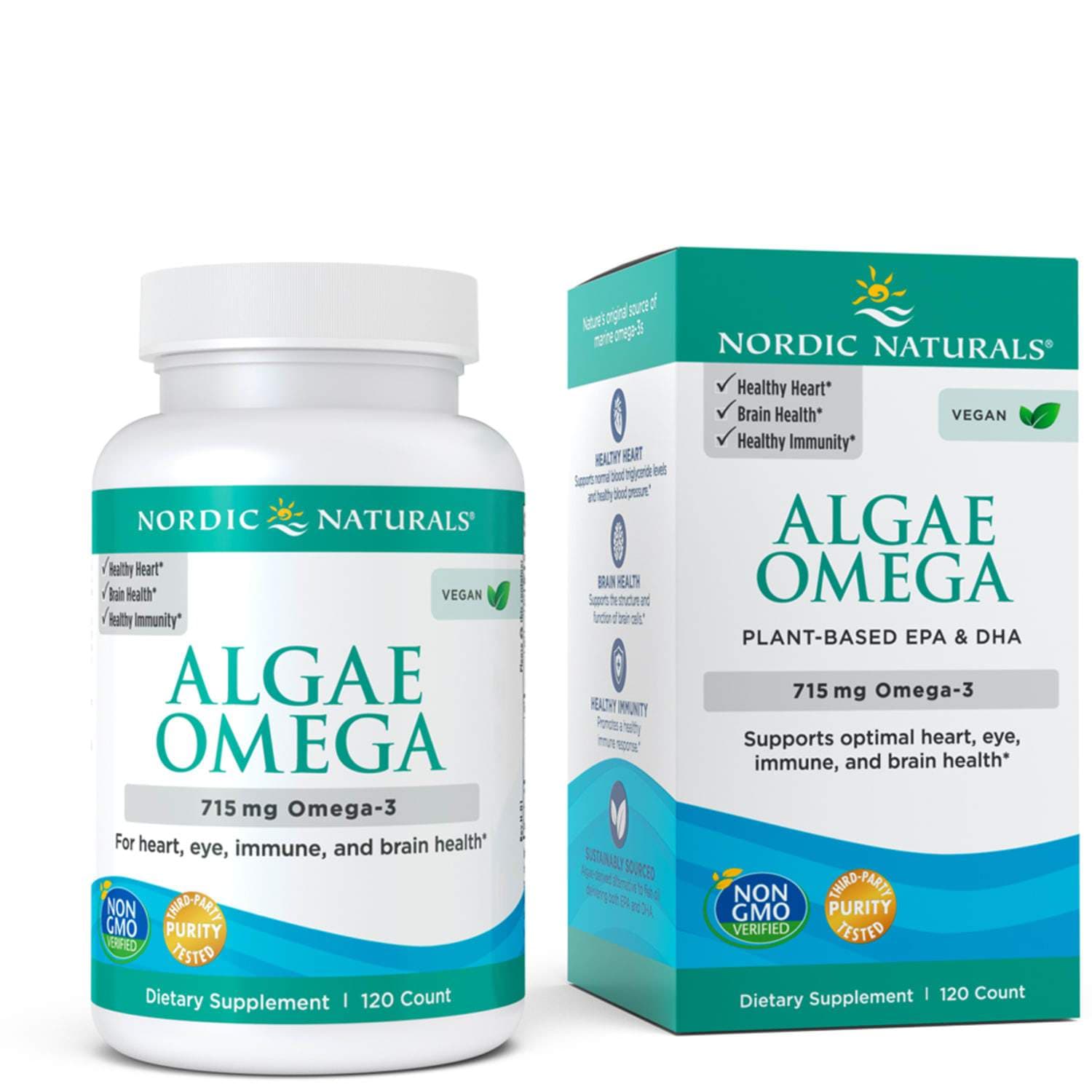 Nordic Naturals Algae Omega 120 softgels Vegetarian Omega