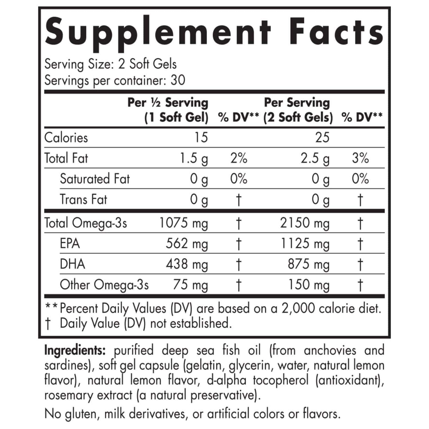 Nordic Naturals Ultimate Omega 2X 2150mg Lemon Omega