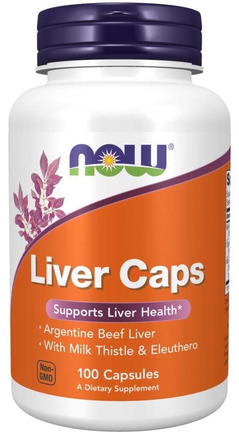 Now Foods Liver Caps 100 Capsules Beef Liver Capsules