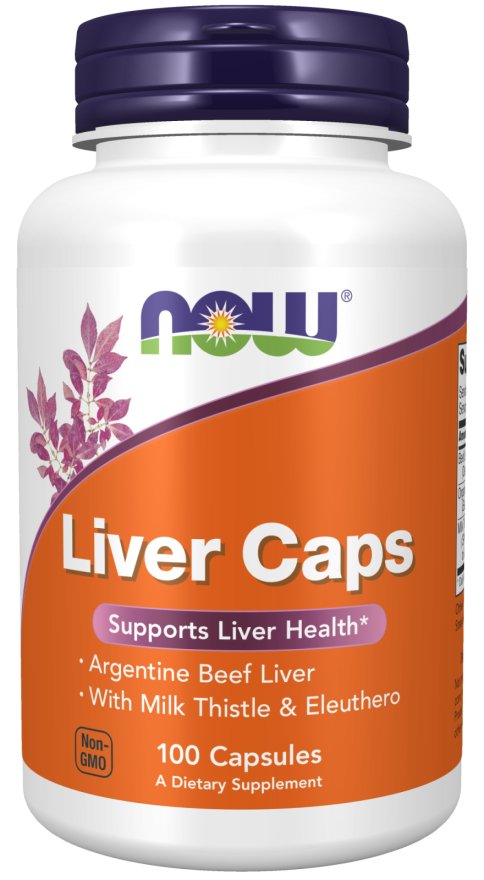 Now FoodsLiver CapsBeef Liver CapsulesRED SUPPS