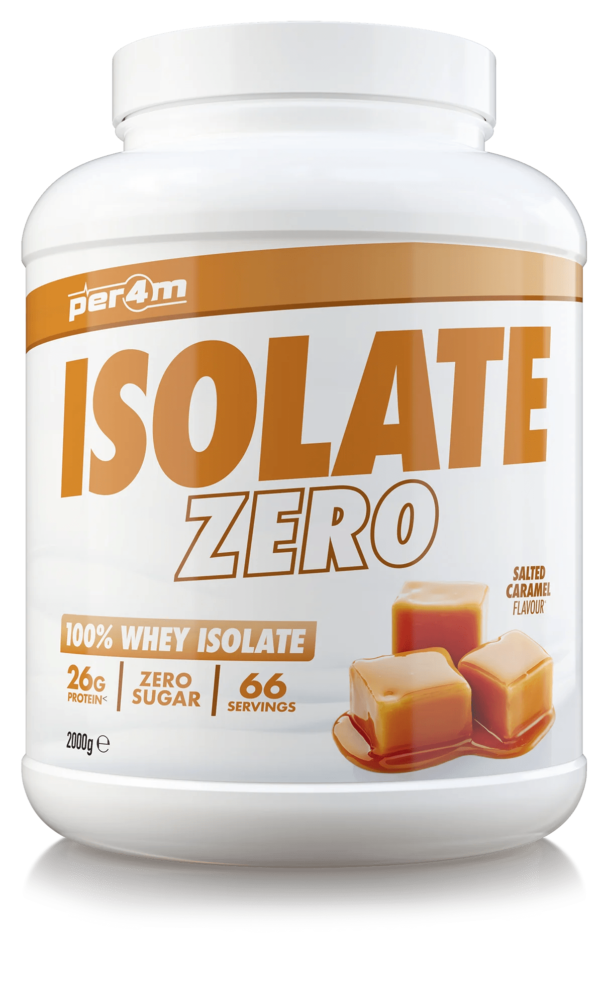 Per4m Per4m Isolate Zero 2kg 2010 grams / Salted Caramel Whey Protein Isolate