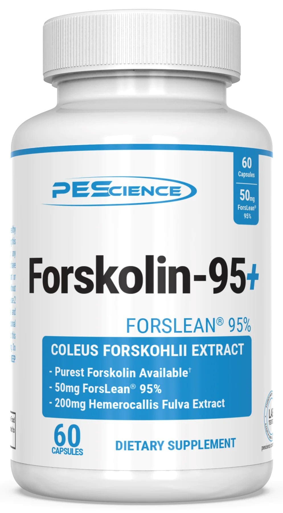 PEScience Forskolin-95+ 60 Capsules Coleus Forskohlii Extract