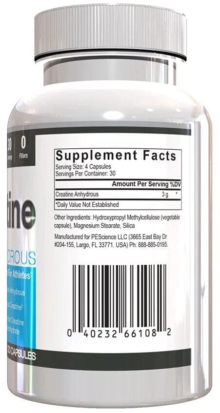 PEScience TruCreatne+ Capsules 120 Capsules Creatine Monohydrate