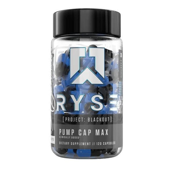 RYSE Pump Cap MAX 60 liquid capsules Stimulant Free Pre Workout