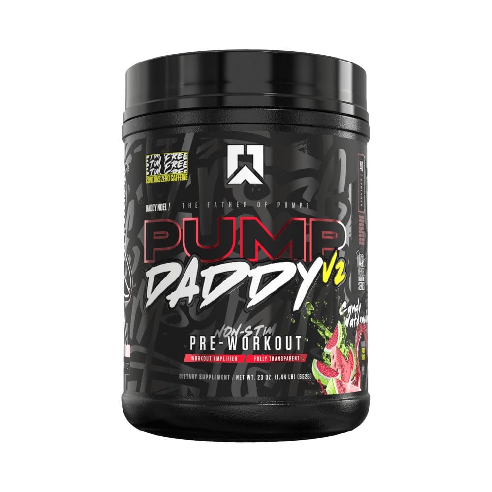 RYSE Pump Daddy V2 40/20 servings / Candy Watermelon Stimulant Free Pre Workout