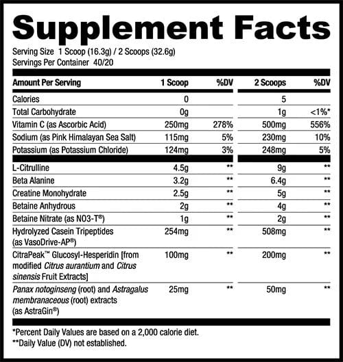 RYSE Pump Daddy V2 Stimulant Free Pre Workout