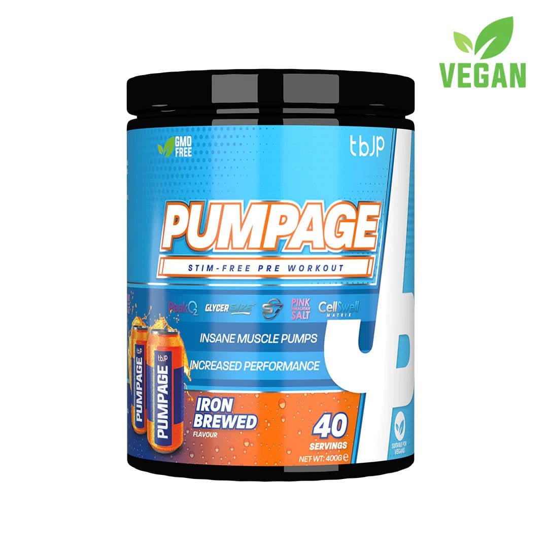 Trained By JP Pumpage 40 servings / Iron Brewed Non Stim Pre-Workout