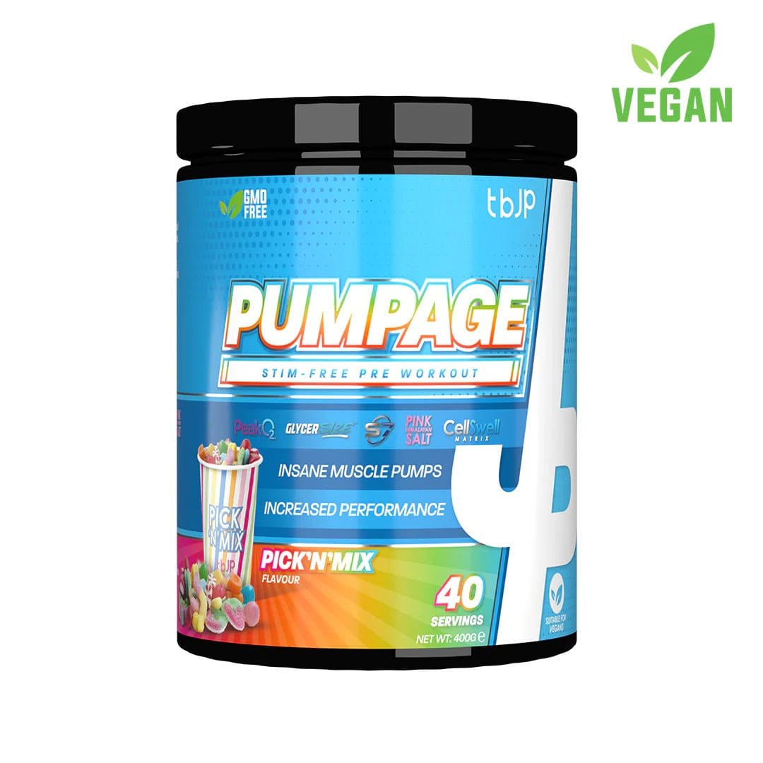 Trained By JP Pumpage 40 servings / Pick 'N' Mix Non Stim Pre-Workout